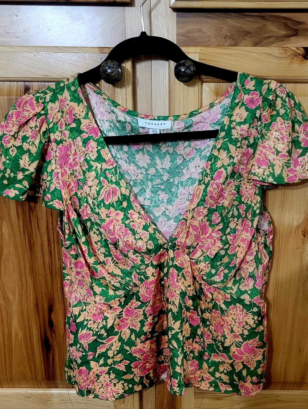 Top Shop Floral Top Sz 8
